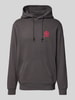 Tommy Jeans Regular fit hoodie van katoenmix Zwart