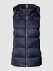 Tommy Hilfiger Steppweste mit Kapuze Modell 'FEMININE' Marineblau
