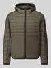 BOSS Green Regular Fit Steppjacke mit Kapuze Modell 'OW_Urbanex' Dunkelgruen