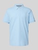 Tom Tailor Regular Fit Poloshirt mit Logo-Stitching Hellblau