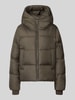 Marc O'Polo Regular Fit Daunenjacke mit Label-Patch Oliv