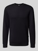 SELECTED HOMME Regular Fit Langarmshirt aus Viskose-Mix Modell 'EMANUEL' Black