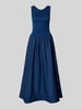 Polo Ralph Lauren Fit and Flare Freizeitkleid aus Viskose-Mix Royal