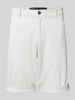 Tom Tailor Denim Regular fit bermuda's van katoenmix Lichtgrijs