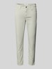Cambio Slim fit jeans met verkort model, model 'PIPER' Mintgroen