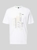BOSS Green Regular Fit T-Shirt aus reiner Baumwolle Weiss