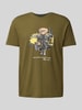 Polo Ralph Lauren T-Shirt mit Label-Print Khaki