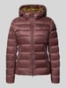 Blauer Usa Daunenjacke mit Zweiwege-Reißverschluss Modell 'CHARME' Bordeaux