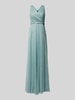 TROYDEN COLLECTION Abendkleid mit Taillenpasse Mint Melange