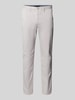 Tommy Hilfiger Straight fit chino van katoenmix Middengrijs