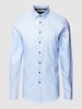 Jake*s Slim Fit Regular Fit Business-Hemd mit Kentkragen Hellblau