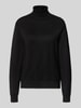 FREE/QUENT Rollkragenpullover aus Viskose-Mix Modell 'Katie' Black