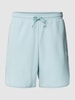 PUMA PERFORMANCE Shorts mit Label-Stitching Hellblau