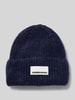 Armedangels Mütze aus Mohair-Woll-Mix Modell 'SNOWAA' Dunkelblau