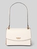 Guess Handtasche mit Label-Applikation Modell 'PHOEBE' Offwhite