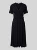 ZABAIONE Wickelkleid mit V-Ausschnitt Modell 'Ce44ce' Black
