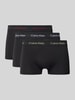 Calvin Klein Underwear Boxershort met elastische band met logo in een set van 3 stuks Rood
