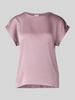 Vila Blouseshirt van satijn met ronde hals, model 'ELLETTE' Mauve