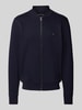 Tommy Hilfiger Sweatjack met labelstitching Marineblauw