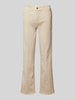 Cambio Regular fit jeans met verkort model, model 'FRANCESCA' Beige