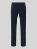 Christian Berg Men Slim Fit Cordhose mit Bügelfalten Rauchblau