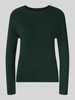 ONLY Regular Fit Pullover mit Rundhalsausschnitt Modell 'RICA' Dunkelgruen Melange