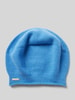 Seeberger Beanie mit Label-Detail Blau