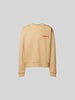 Marni Oversized Sweatshirt mit Label-Detail Camel