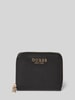 Guess Portemonnaie mit Label-Applikation Modell 'LAUREL II' Black
