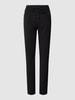 MAC Stoffen broek met elastische band Zwart