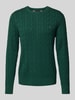 Tommy Hilfiger Strickpullover mit Zopfmuster Bottle