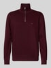 Tommy Hilfiger Pullover van katoenmix Bordeaux