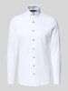 OLYMP No. Six Super slim fit zakelijk overhemd met kentkraag Wit