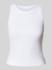 Under Armour Tanktop mit Label-Detail Weiss