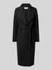 Christian Berg Woman Selection Mantel mit Woll-Anteil Black