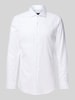 BOSS Slim Fit Business-Hemd mit Kentkragen Modell 'Hank' Weiss