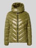 Christian Berg Woman Selection Steppjacke mit Kapuze und Reißverschluss Oliv