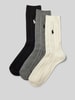 Polo Ralph Lauren Socken mit Zopfmuster im 3er-Pack Black