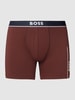 BOSS Boxershort met labeldetail Bordeaux