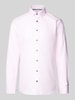 OLYMP Level Five Slim fit zakelijk overhemd met knoopsluiting Roze