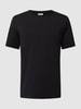 Schiesser T-Shirt mit Rundhalsausschnitt Modell 'Hannes' Black