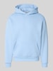REVIEW Hoodie mit Logo-Print Eisblau
