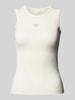 Guess Tanktop mit Ziersteinbesatz Modell 'ANITA' Ecru