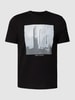 ARMANI EXCHANGE T-shirt met motiefprint Zwart