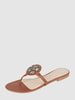 Gerry Weber Shoes Zehentrenner aus Leder Cognac