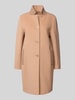 ICONS Cinzia Rocca Wollmantel mit Kaschmir-Anteil Camel