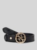 Guess Riem met labeldetail, model 'CRESIDIA' Zwart