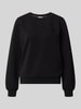 Liu Jo Sport Bluza o kroju relaxed fit z mieszanki wiskozy model 'Felpa' Czarny