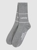 Levi's® Socken mit Label-Detail im 2er-Pack Mittelgrau Melange