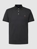Polo Ralph Lauren Custom slim fit poloshirt met labelstitching Zwart